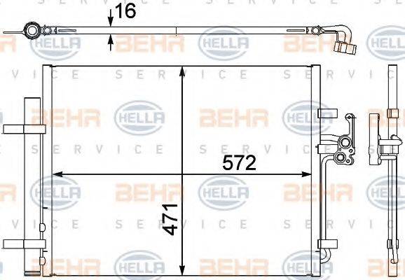 BEHR HELLA SERVICE 8FC 351 303-201