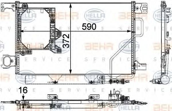 BEHR HELLA SERVICE 8FC 351 303-441