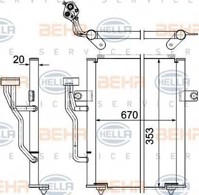 BEHR HELLA SERVICE 8FC 351 303-521
