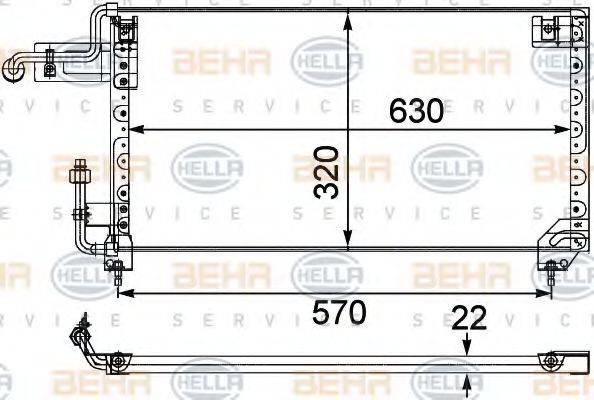 BEHR HELLA SERVICE 8FC 351 303-721