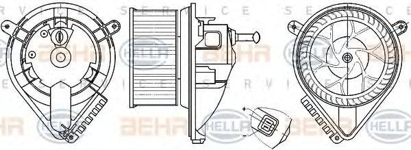 BEHR HELLA SERVICE 8EW 351 304-021