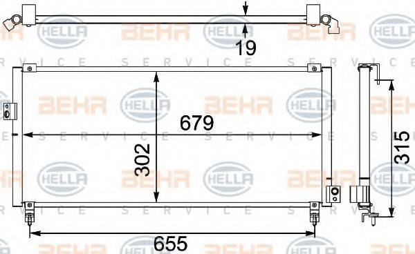 BEHR HELLA SERVICE 8FC 351 304-161