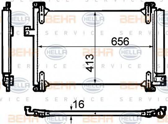 BEHR HELLA SERVICE 8FC 351 304-711