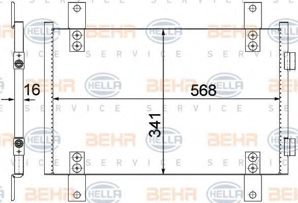 BEHR HELLA SERVICE 8FC 351 305-551