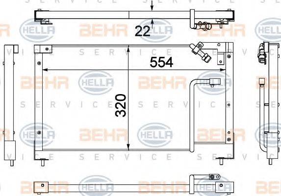 BEHR HELLA SERVICE 8FC 351 306-131