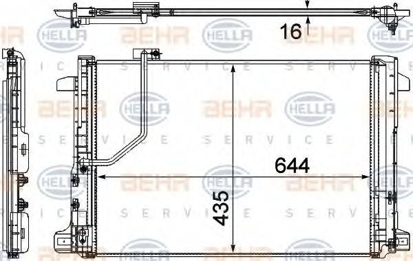 BEHR HELLA SERVICE 8FC 351 307-651