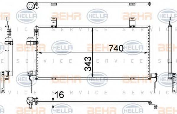 BEHR HELLA SERVICE 8FC 351 307-731
