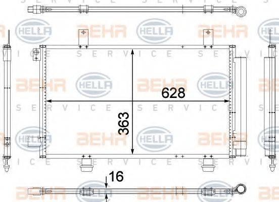 BEHR HELLA SERVICE 8FC 351 307-741