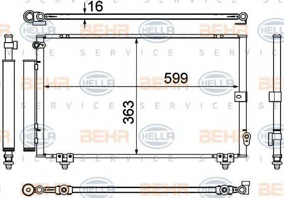 BEHR HELLA SERVICE 8FC 351 307-771