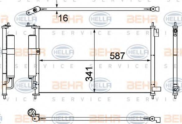 BEHR HELLA SERVICE 8FC 351 307-791