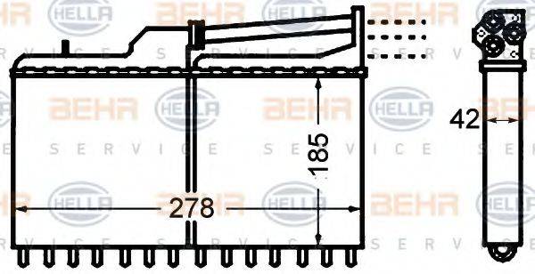 BEHR HELLA SERVICE 8FH 351 308-061