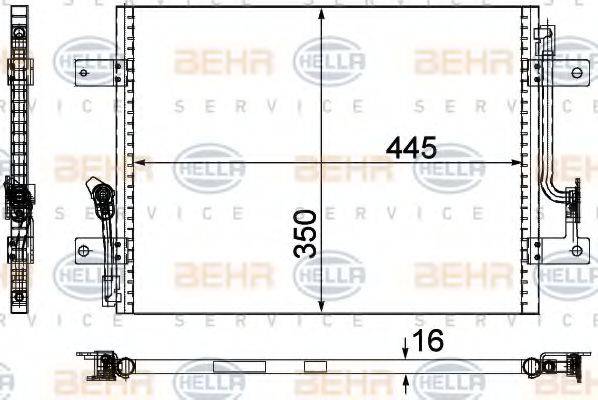 BEHR HELLA SERVICE 8FC 351 309-311