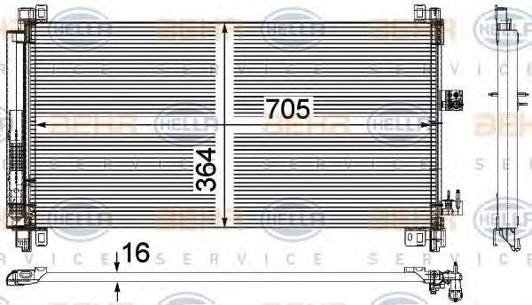 BEHR HELLA SERVICE 8FC 351 309-571