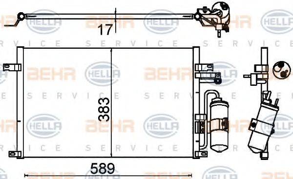 BEHR HELLA SERVICE 8FC 351 310-721