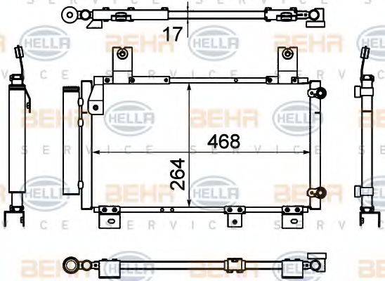 BEHR HELLA SERVICE 8FC 351 310-741