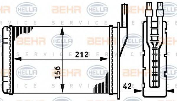 BEHR HELLA SERVICE 8FH 351 311-051