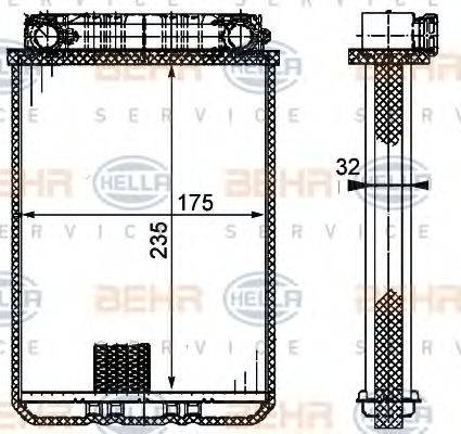 BEHR HELLA SERVICE 8FH 351 311-181