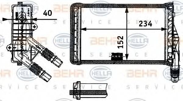 BEHR HELLA SERVICE 8FH 351 311-311