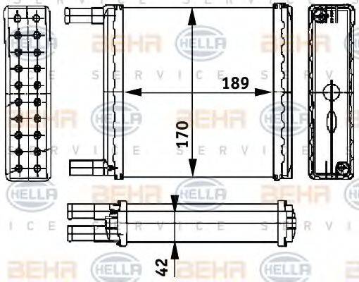 BEHR HELLA SERVICE 8FH 351 311-451
