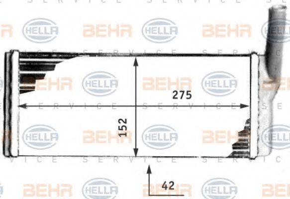 BEHR HELLA SERVICE 8FH 351 311-531