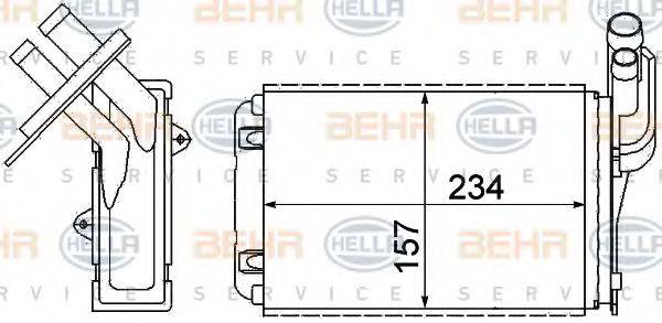 BEHR HELLA SERVICE 8FH 351 311-631