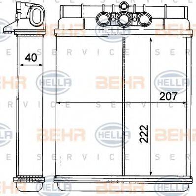 BEHR HELLA SERVICE 8FH 351 311-721