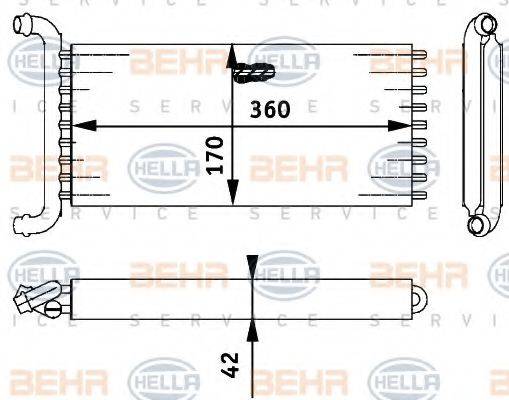 BEHR HELLA SERVICE 8FH 351 312-141