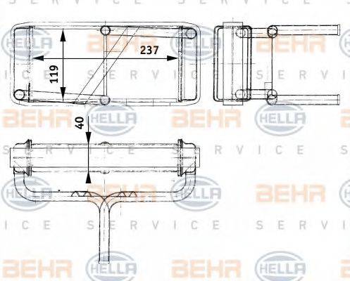 BEHR HELLA SERVICE 8FH 351 312-681