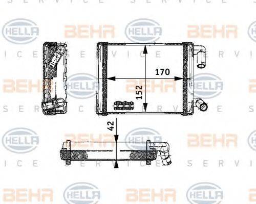 BEHR HELLA SERVICE 8FH 351 312-721