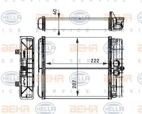 BEHR HELLA SERVICE 8FH 351 312-791