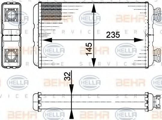BEHR HELLA SERVICE 8FH 351 313-011