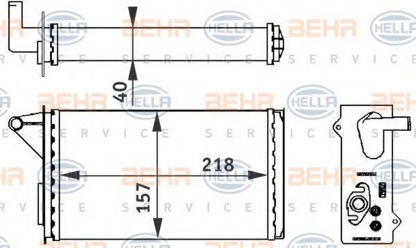 BEHR HELLA SERVICE 8FH 351 313-061