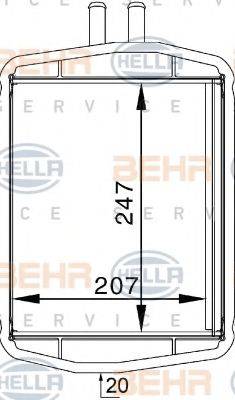 BEHR HELLA SERVICE 8FH 351 313-241