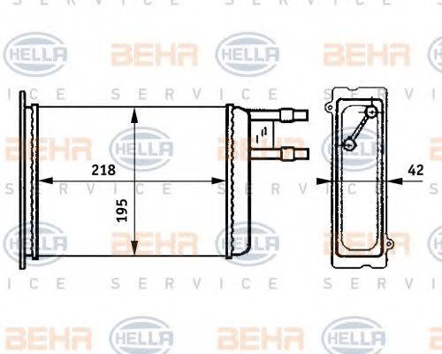 BEHR HELLA SERVICE 8FH 351 313-371