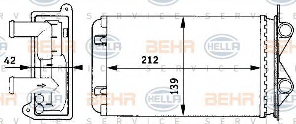 BEHR HELLA SERVICE 8FH 351 313-401