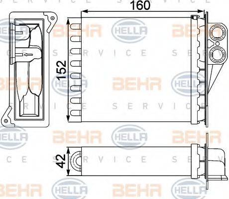 BEHR HELLA SERVICE 8FH 351 313-591