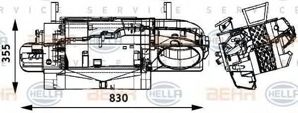 BEHR HELLA SERVICE 8FH 351 314-531