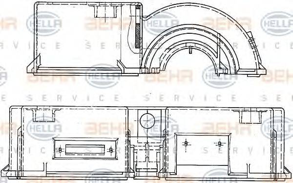 BEHR HELLA SERVICE 8FZ 351 314-581