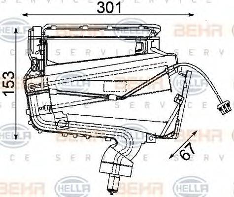 BEHR HELLA SERVICE 8FZ 351 315-031