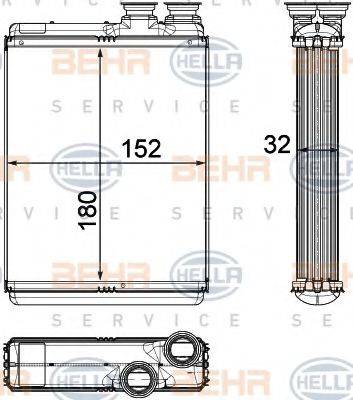 BEHR HELLA SERVICE 8FH 351 315-501