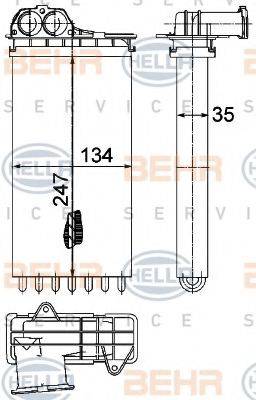 BEHR HELLA SERVICE 8FH 351 315-561