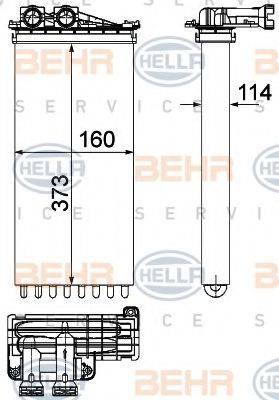 BEHR HELLA SERVICE 8FH 351 315-581