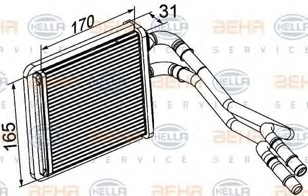 BEHR HELLA SERVICE 8FH 351 315-601