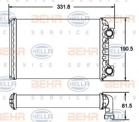 BEHR HELLA SERVICE 8FH 351 315-761