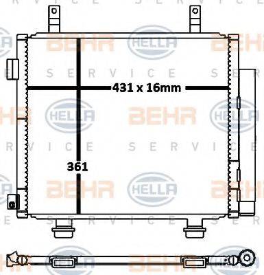 BEHR HELLA SERVICE 8FC 351 316-571