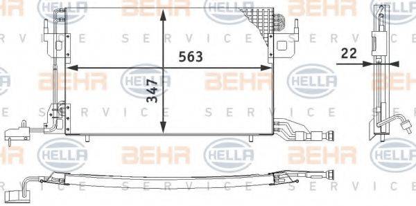 BEHR HELLA SERVICE 8FC 351 317-011