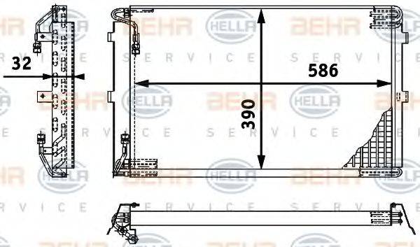 BEHR HELLA SERVICE 8FC 351 317-091