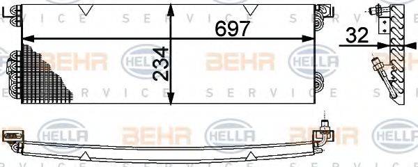 BEHR HELLA SERVICE 8FC 351 317-121