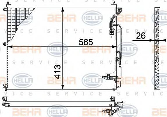 BEHR HELLA SERVICE 8FC 351 317-221