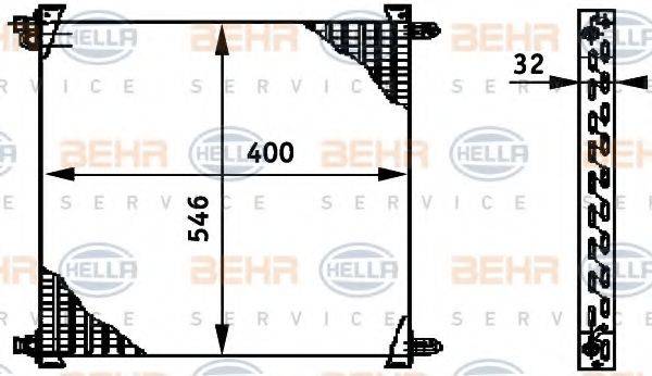 BEHR HELLA SERVICE 8FC 351 317-301